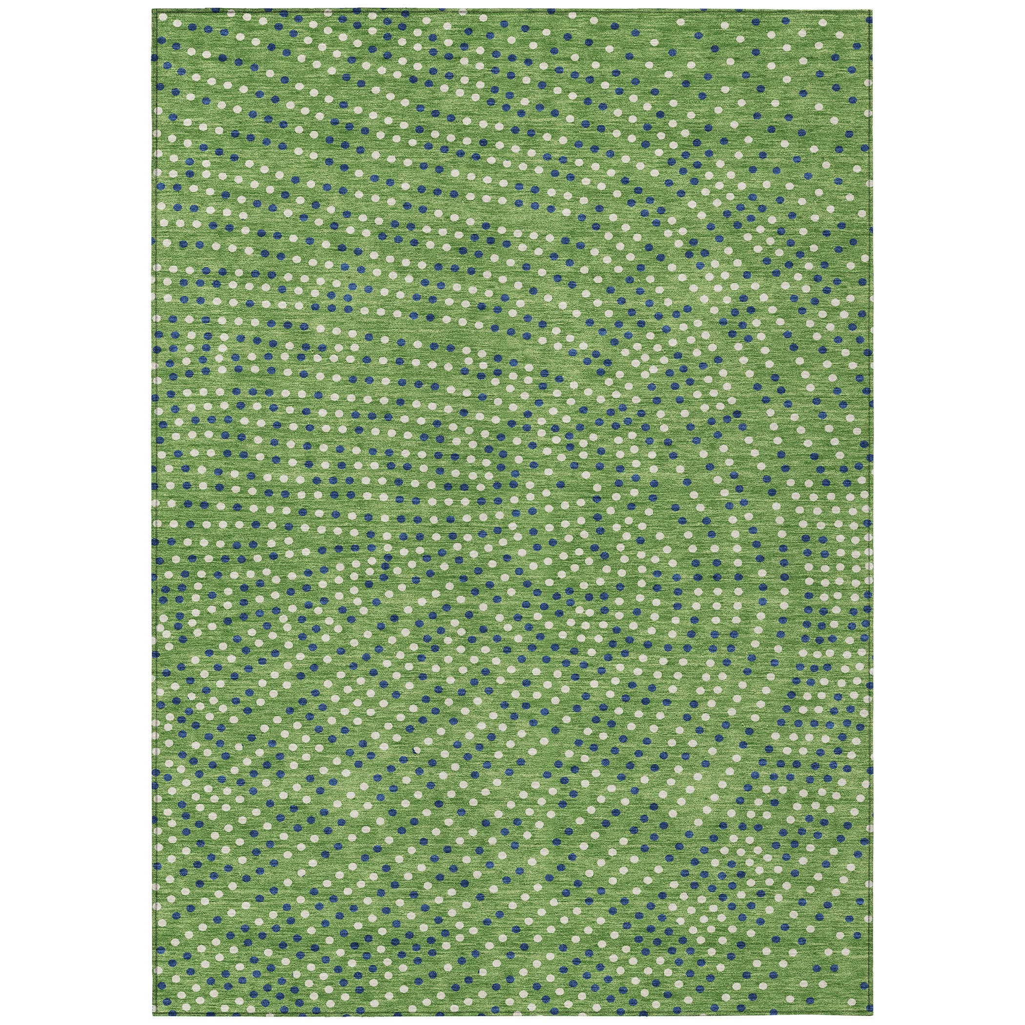 Addison Rugs Machine Washable Indoor/Outdoor Chantille ACN1021 Green 2